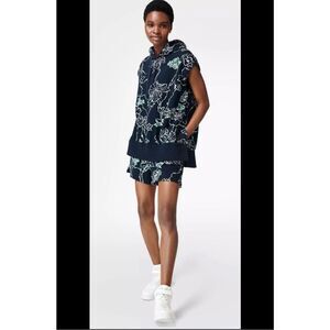 Sweaty Betty Navy Floral Hoodie